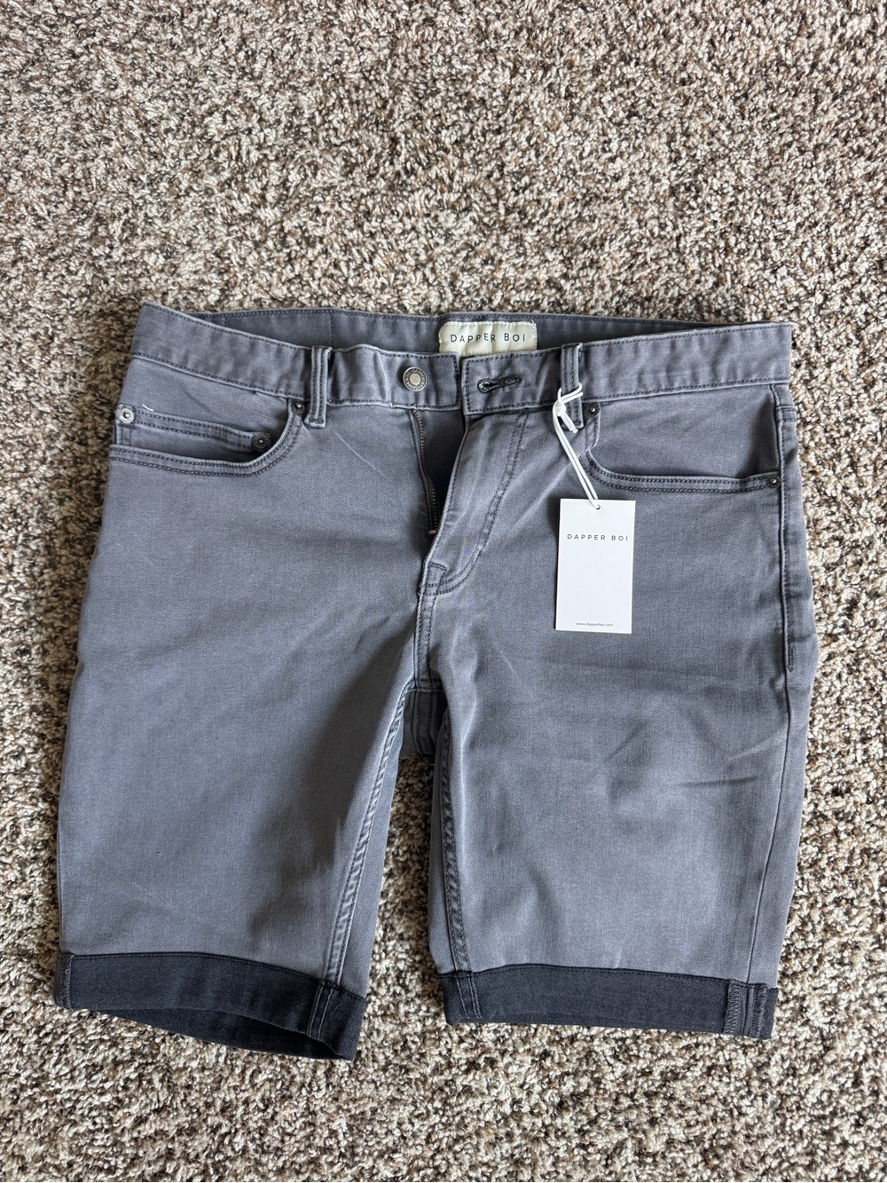 Dapper Boi Jean Shorts NWT